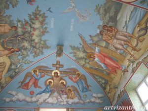 Роспись храма в Уколово (Смоленская область)