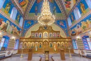 Церковь Сергия Радонежского в поселке Монолит